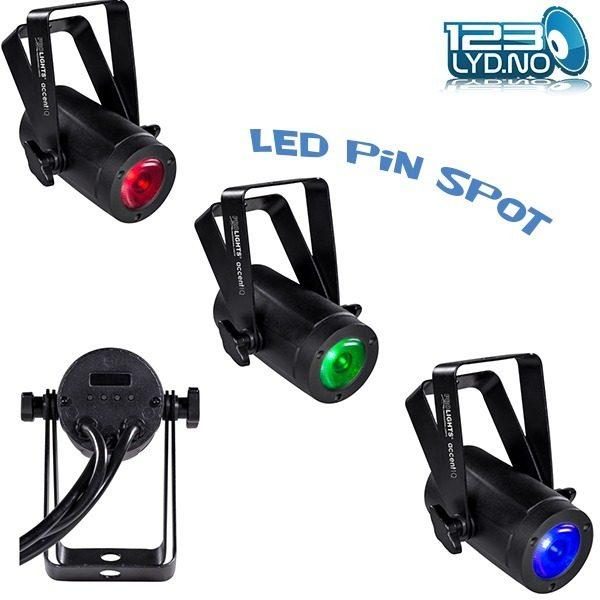 Prolights Accent1Q – Pinspot LED For Bruk Med Speilkuler