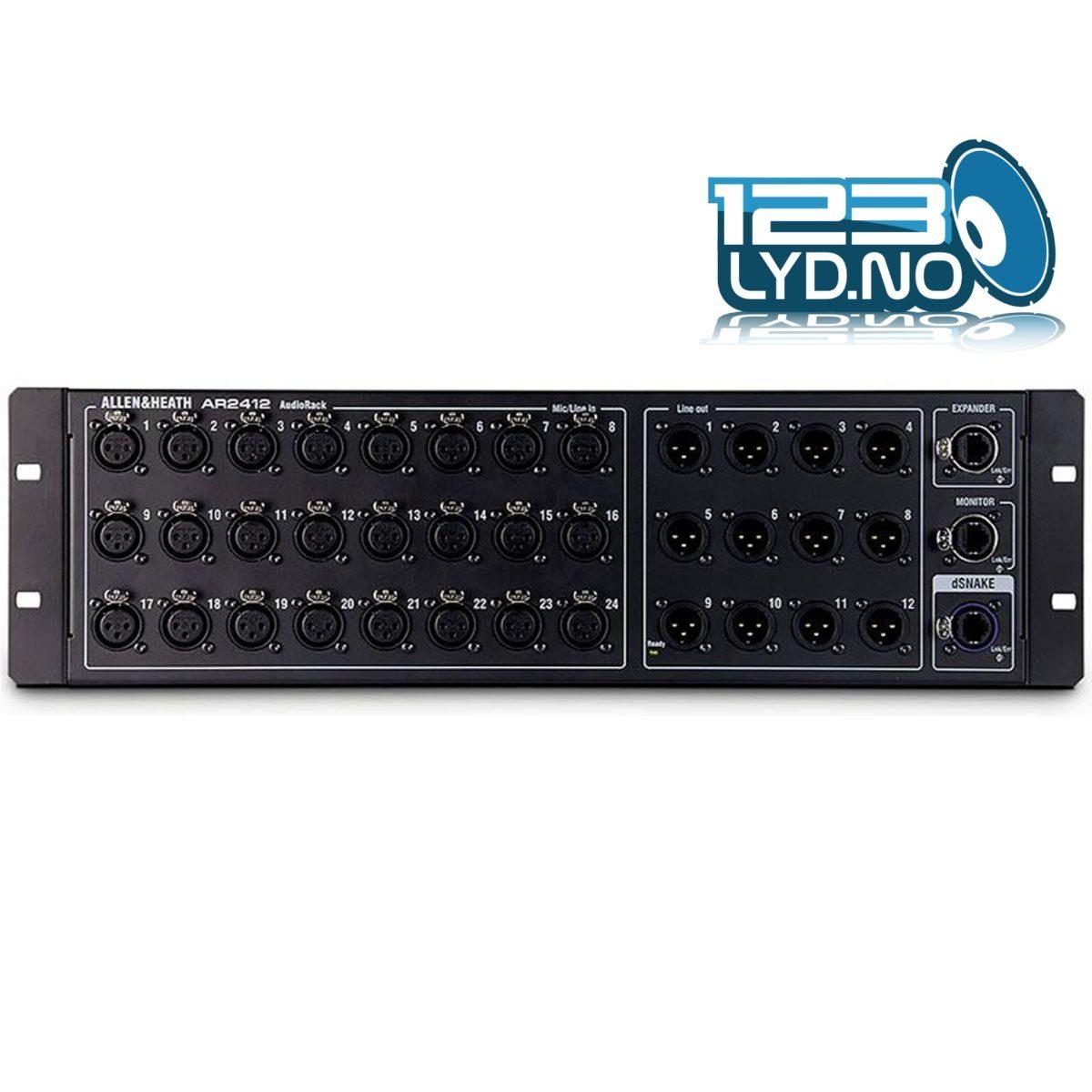 AudioRack for utbygging av GLD digital mikser A&H
