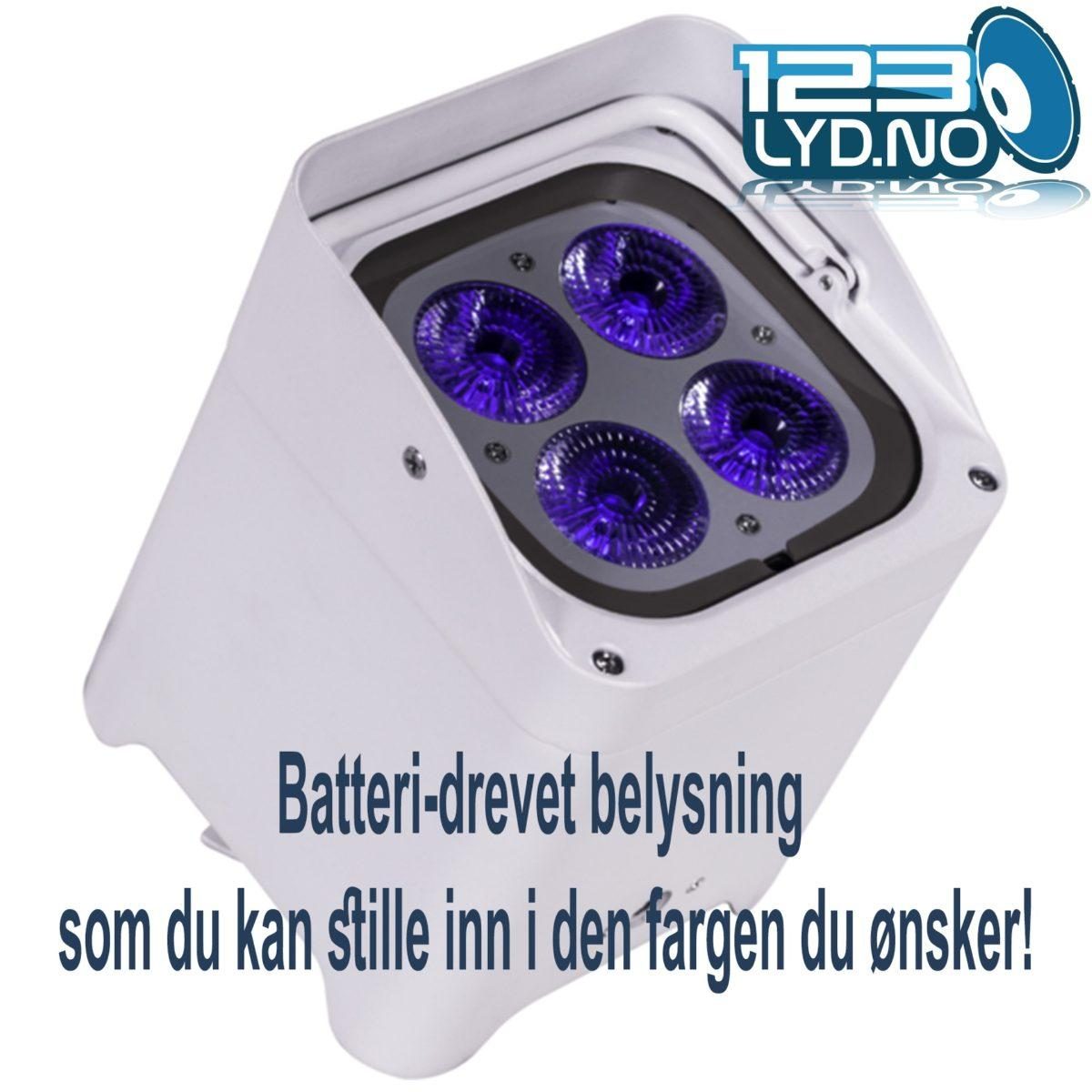 Batteridrevet washlight eller veggbelysning om du vil
