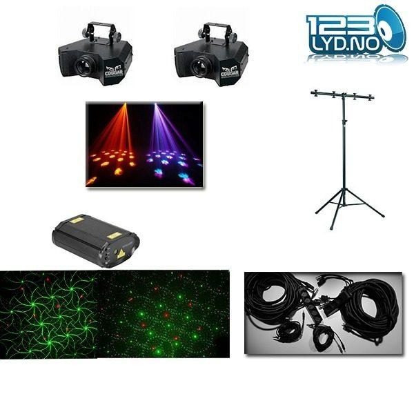 Lysanlegg – Mini Lyspakke V 1.0 til de mindre anledningene, hjemmefest, hagefest osv.