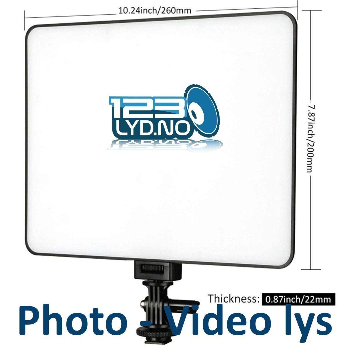 Video – foto lys for den proffesjonelle fotografen