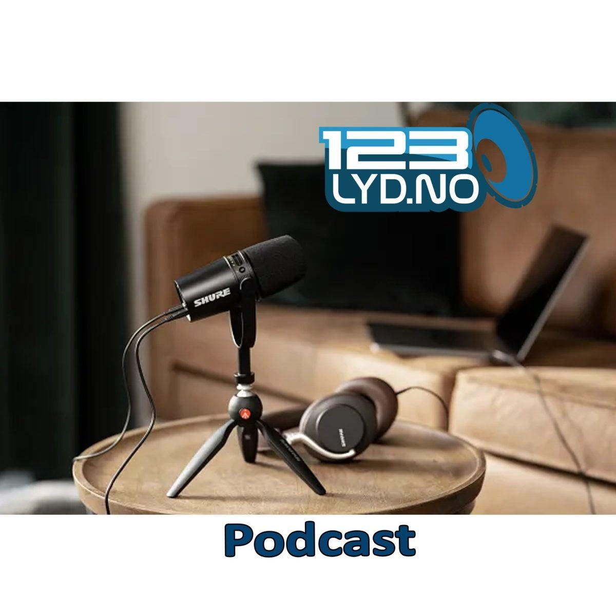 Podcast mikrofon Shure MV7 til leie