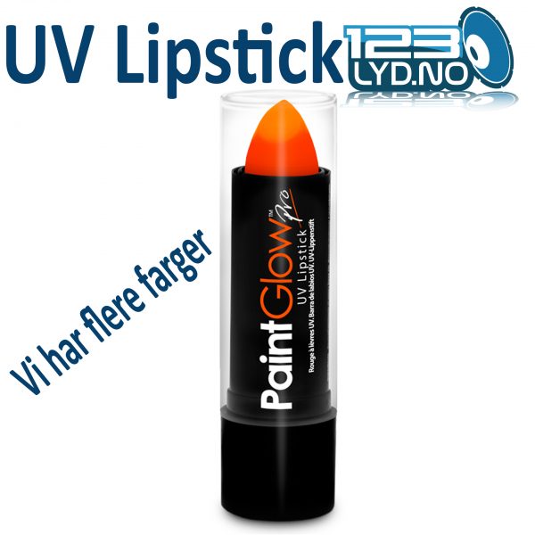 UV Lipstick orange oransj leppestift uv blacklight